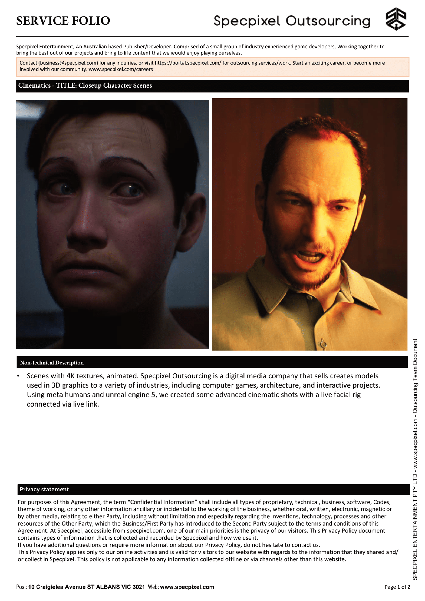 Closeup Character Scenes